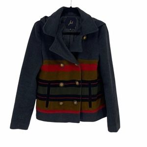 Jack by BB Dakota Multicolor Striped Jacket.